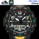【金響鐘錶】現貨,CASIO PRT-B50-1DR(公司貨,保固1年):::藍牙,PRO TREK,專業登山錶,指針數字雙顯,溫度,高度,氣壓,方位,日出日落,計步器,PRTB50