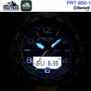 【金響鐘錶】現貨,CASIO PRT-B50-1DR(公司貨,保固1年):::藍牙,PRO TREK,專業登山錶,指針數字雙顯,溫度,高度,氣壓,方位,日出日落,計步器,PRTB50