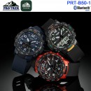 【金響鐘錶】現貨,CASIO PRT-B50-1DR(公司貨,保固1年):::藍牙,PRO TREK,專業登山錶,指針數字雙顯,溫度,高度,氣壓,方位,日出日落,計步器,PRTB50
