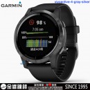 已完售,GARMIN vivoactive-4-black-slate石墨黑(公司貨,保固1年):::GPS智慧腕錶,多種運動模式,音樂儲存與播放,行動支付,vivoactive4