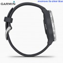 【金響鐘錶】預購,GARMIN vivomove-3s-silver-blue岩藍冷霜銀(公司貨,保固1年):::指針智慧腕錶,多種運動模式,全天候健康監測,,vivomove3s
