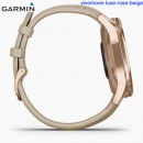 【金響鐘錶】預購,GARMIN vivomove-luxe-rose-beige香榭流沙金(公司貨,保固1年):::指針智慧腕錶,行動支付,多種運動模式,全天候健康監測,vivomoveluxe