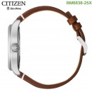CITIZEN BM6838-25X(公司貨,保固2年):::Eco-Drive,光動能,時尚男錶,強化玻璃鏡面,日期顯示,E111機芯,刷卡或3期,BM683825X