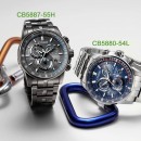 已完售,CITIZEN CB5880-54L(公司貨,保固2年):::Eco-Drive,光動能,全球電波時計,E660,萬年曆,日期星期,碼錶計時,藍寶石,CB588054L