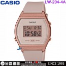【金響鐘錶】預購,CASIO LW-204-4ADF(公司貨,保固1年):::碼錶,倒數計時,鬧鈴,防水50米,手錶,刷卡或3期,LW204