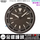 【金響鐘錶】現貨,SEIKO QXA791K(公司貨,保固1年):::SEIKO時尚掛鐘,靜音機芯,夜光,時鐘,塑膠外殼,直徑30cm,QXA-791K