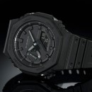 【金響鐘錶】現貨,CASIO GA-2100-1A1DR(公司貨,保固1年):::G-SHOCK,指針數位,世界時間,碼錶,計時器,5組鬧鈴,GA-2100-1A1,GA2100