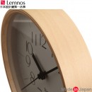 【金響鐘錶】現貨,Lemnos WR-0312S,Riki Lightness S(公司貨):::日本製,RIKI CLOCK,渡辺力氏,極簡風,時尚掛鐘,Riki-Lightness-S