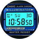 【金響鐘錶】現貨,CASIO F-105W-1A(公司貨,保固1年):::復古潮流電子錶,LED冷光照明,碼表,鬧鈴,手錶,F105W