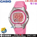 【金響鐘錶】預購,CASIO LW-200-4B(公司貨,保固1年):::10年電力,電子錶,大型螢幕,防水50米,碼錶計時,整點報時,手錶,LW200