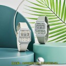 【金響鐘錶】現貨,CASIO A100WEF-3ADF(公司貨,保固1年):::經典電子錶,復古造型設計,1/100碼錶,鬧鈴,A-100WEF