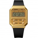 【金響鐘錶】預購,CASIO A100WEFG-9ADF(公司貨,保固1年):::經典電子錶,復古造型設計,1/100碼錶,鬧鈴,A-100WEFG