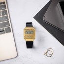 【金響鐘錶】預購,CASIO A100WEFG-9ADF(公司貨,保固1年):::經典電子錶,復古造型設計,1/100碼錶,鬧鈴,A-100WEFG